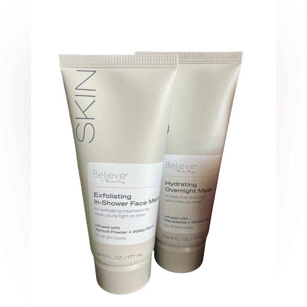 Exfoliating In-Shower Face Mask and Overnight Mask